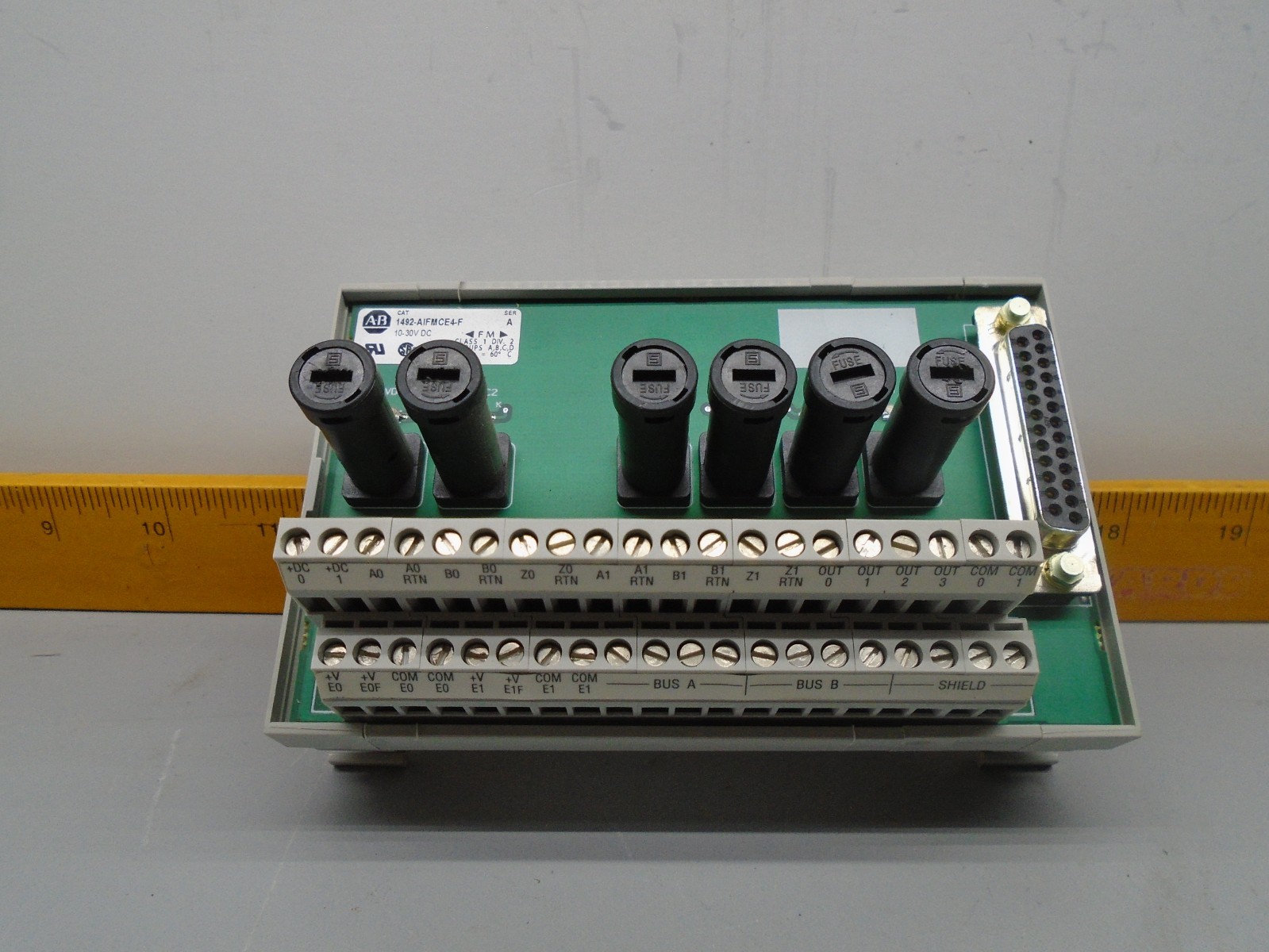 Allen Bradley 1492-AIFMCE4-F Breakout Block 1492-AIFMCE4-F W246