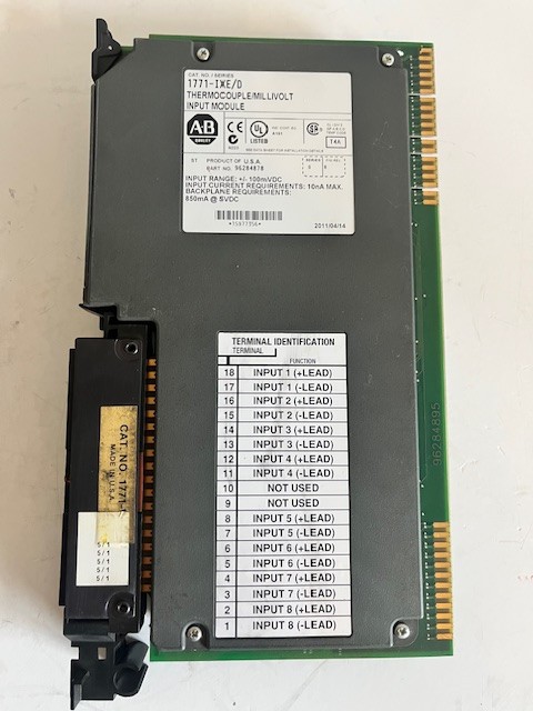 Allen Bradley 1771-IXE Series D Thermocouple Millivolt Input Module PLC 5