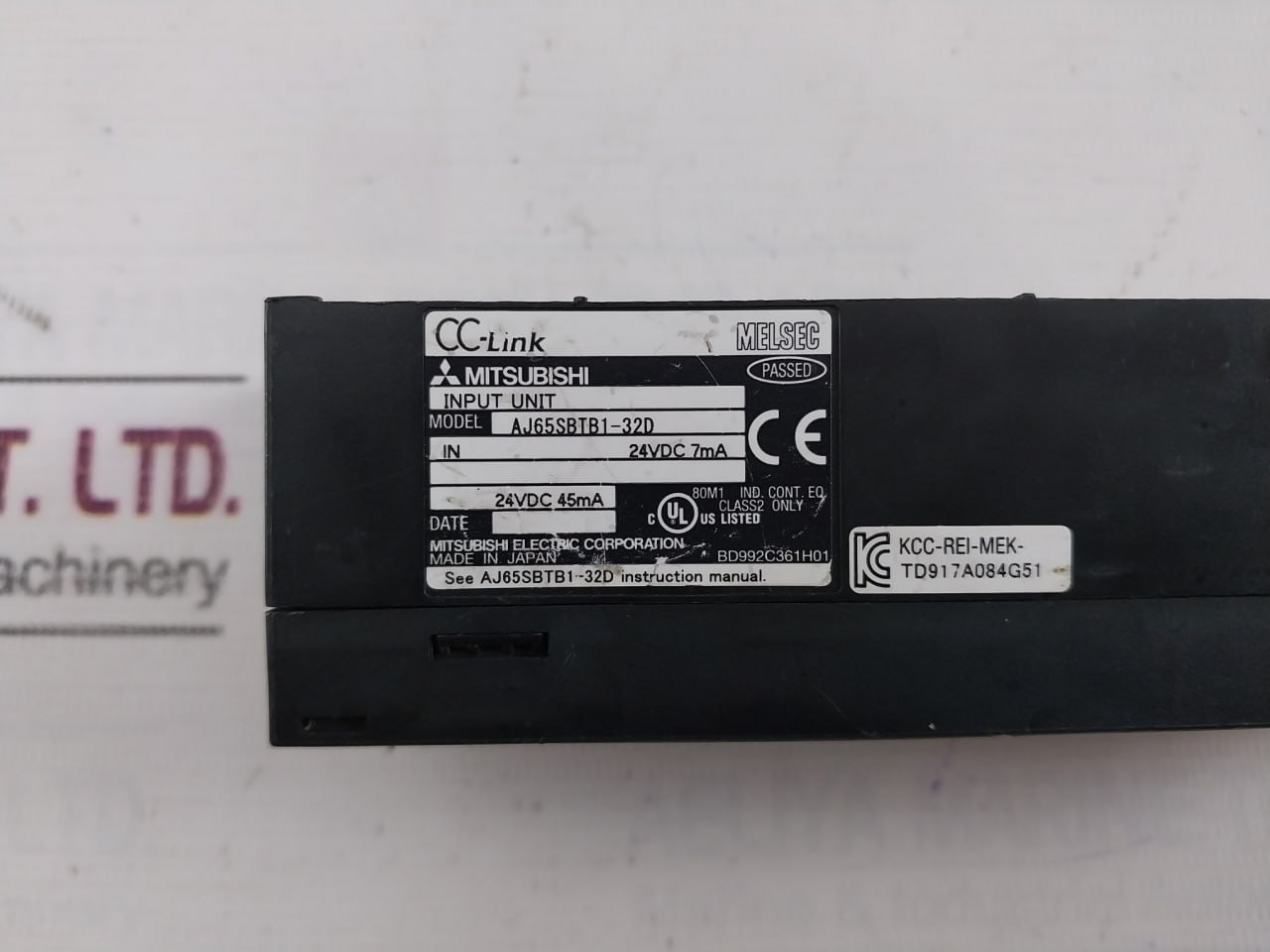 MITSUBISHI ELECTRIC AJ65SBTB1-32D CC-Link Input Unit 24VDC 7MA