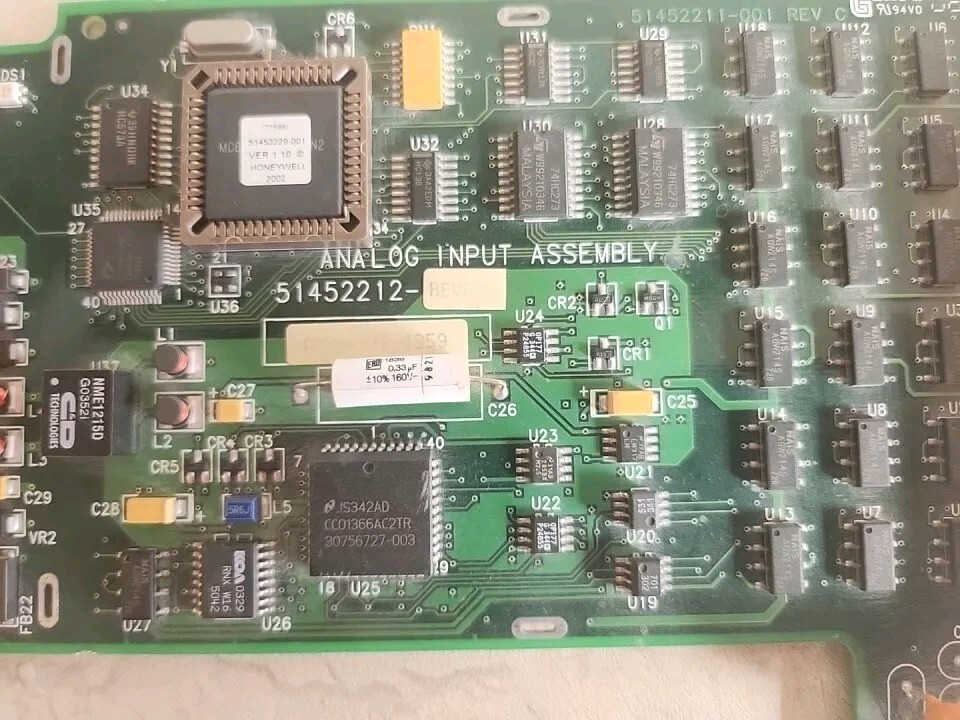 Honeywell 51452212-002 Rev E Multitrend Plus V5 Analog Input Module PCB Board