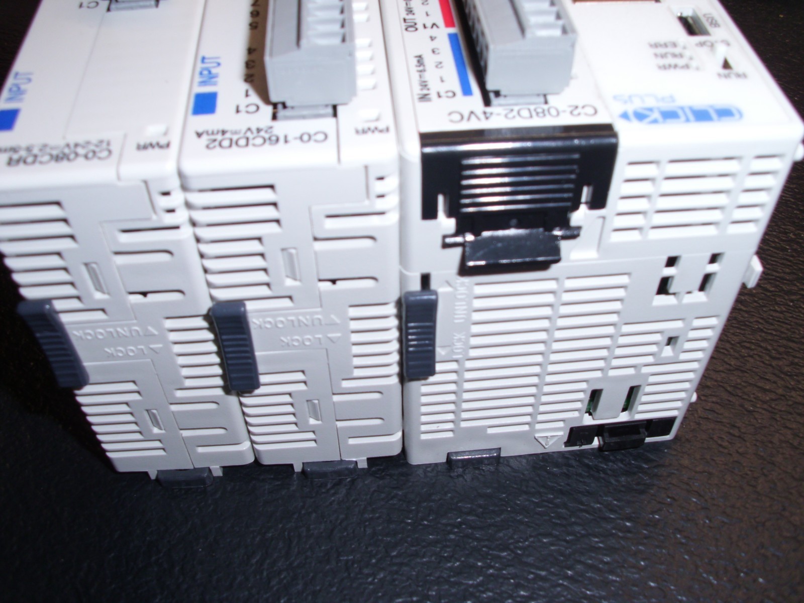 CLICK PLUS PLC C2-01CPU with C2-08D2-4VC, C0-08CDR , C0-16CDD2