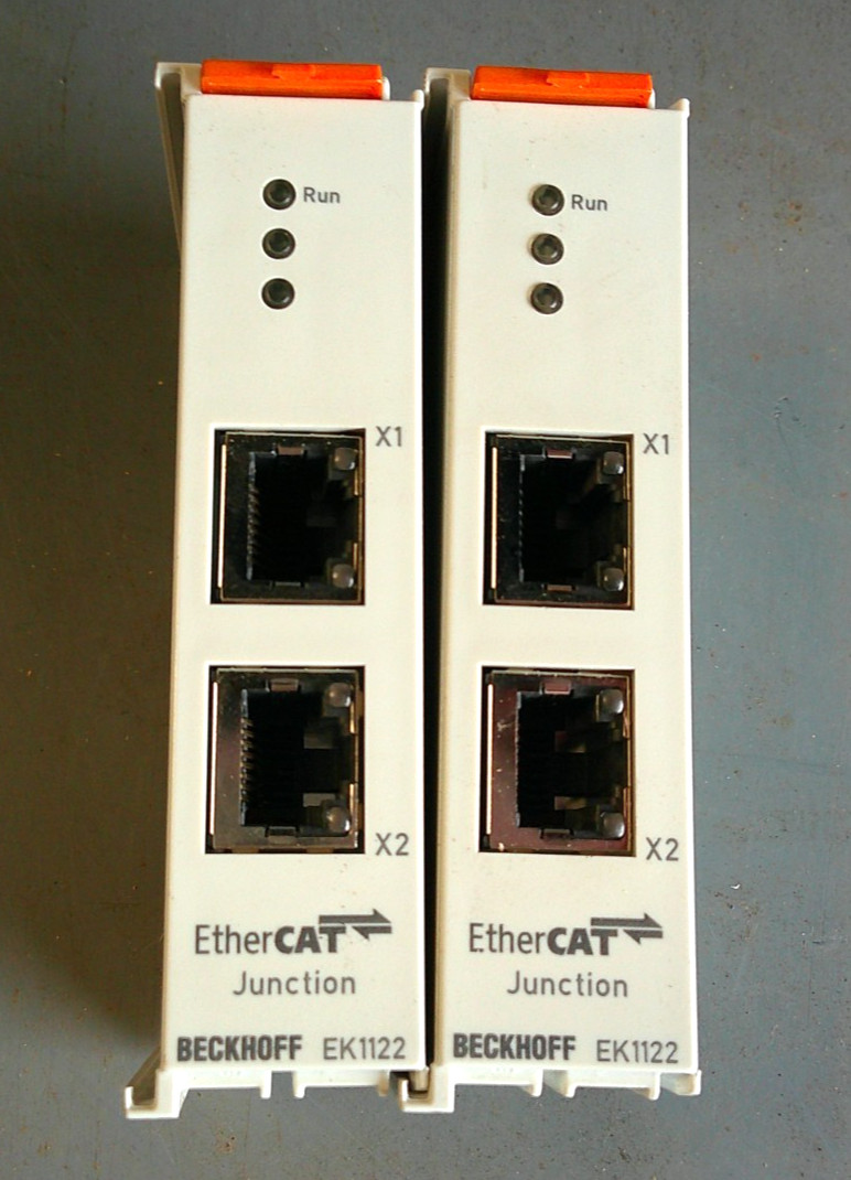 (1) Beckhoff EK1122 2-Port EtherCAT Fast Hot Connect Junction