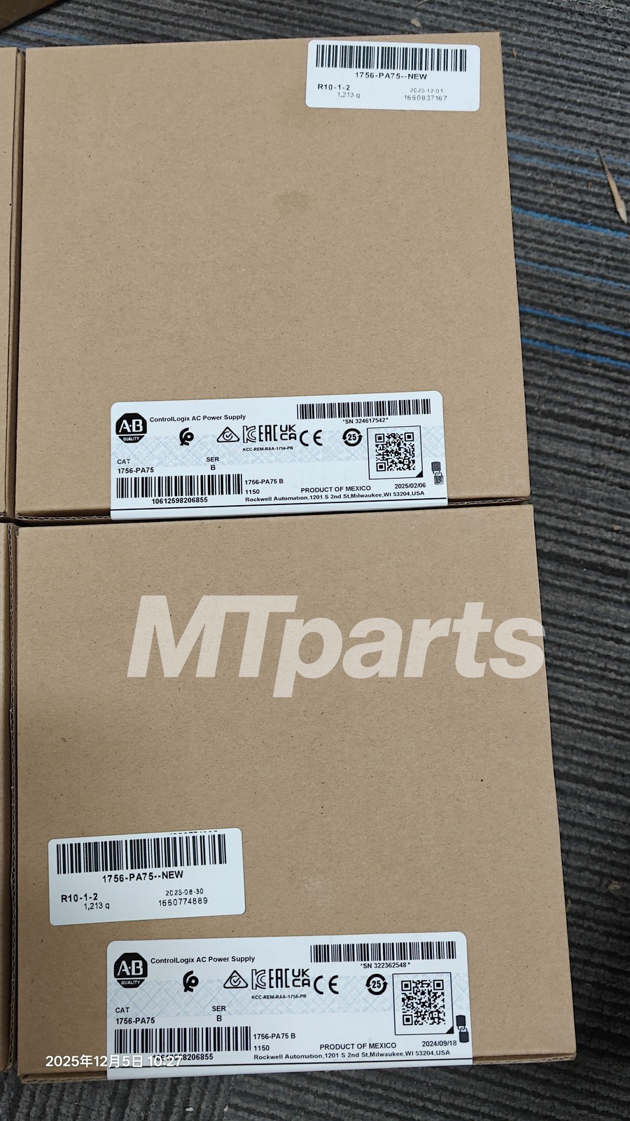 Refurbished IN BOX Allen-Bradley 1756-PA75 fast ship US Seller