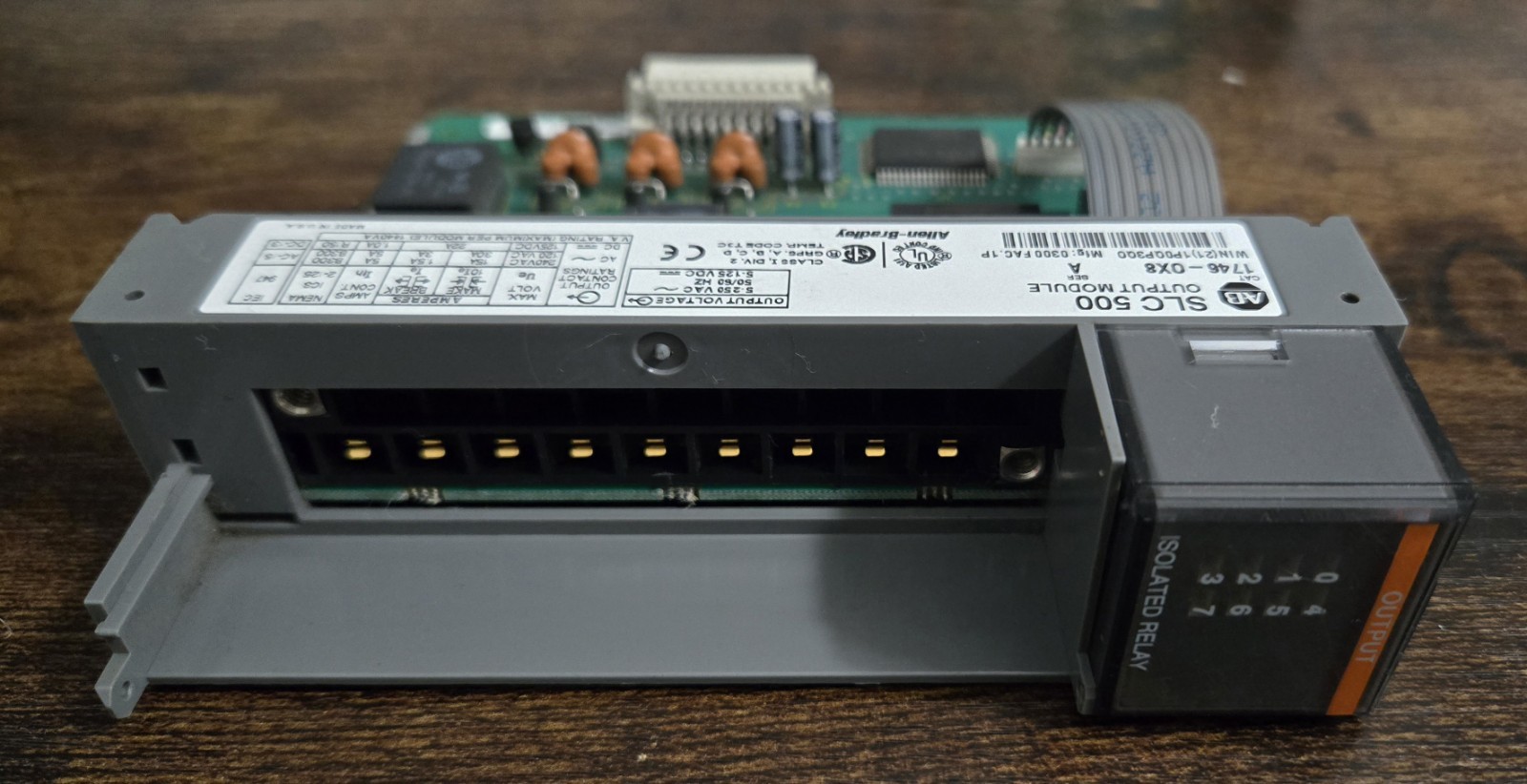 Allen-Bradley 1746-0X8 Ser A Output Module SLC 500 Used Good Condition