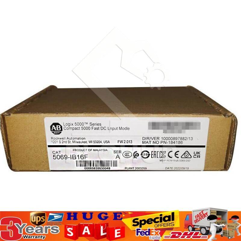New Allen Bradley 5069-IB16F Compact I/O Input Module AB 5069IB16F US Free Tax