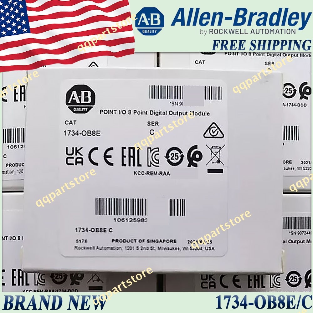 Brand New AB 1734-OB8E/C Point I/O 8-Channel Output Module 1734 OB8E