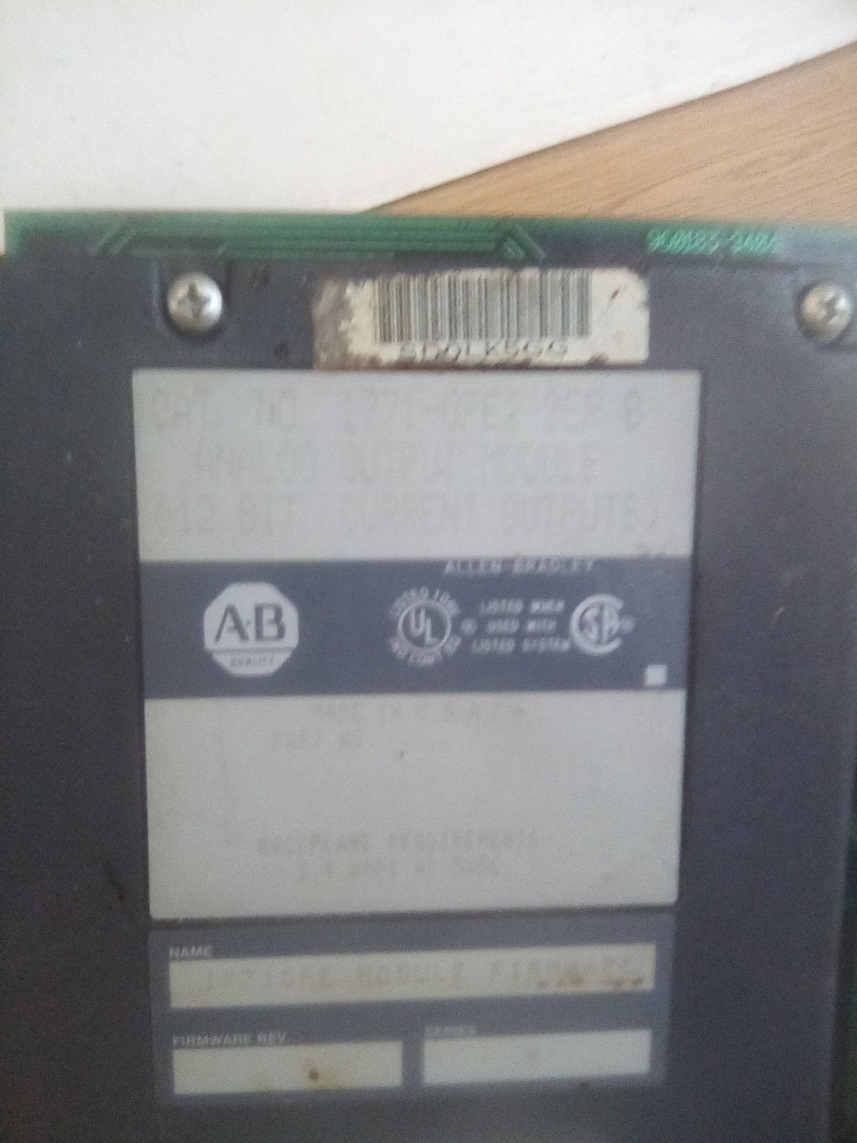 Allen Bradley 1771-OFE2 Series B Analog Output Module