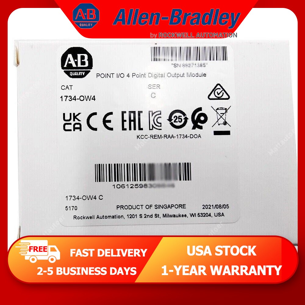 1734-OW4 AB Point I/O 4 Point Digital Output Module NEW Unopened Allen-Bradley