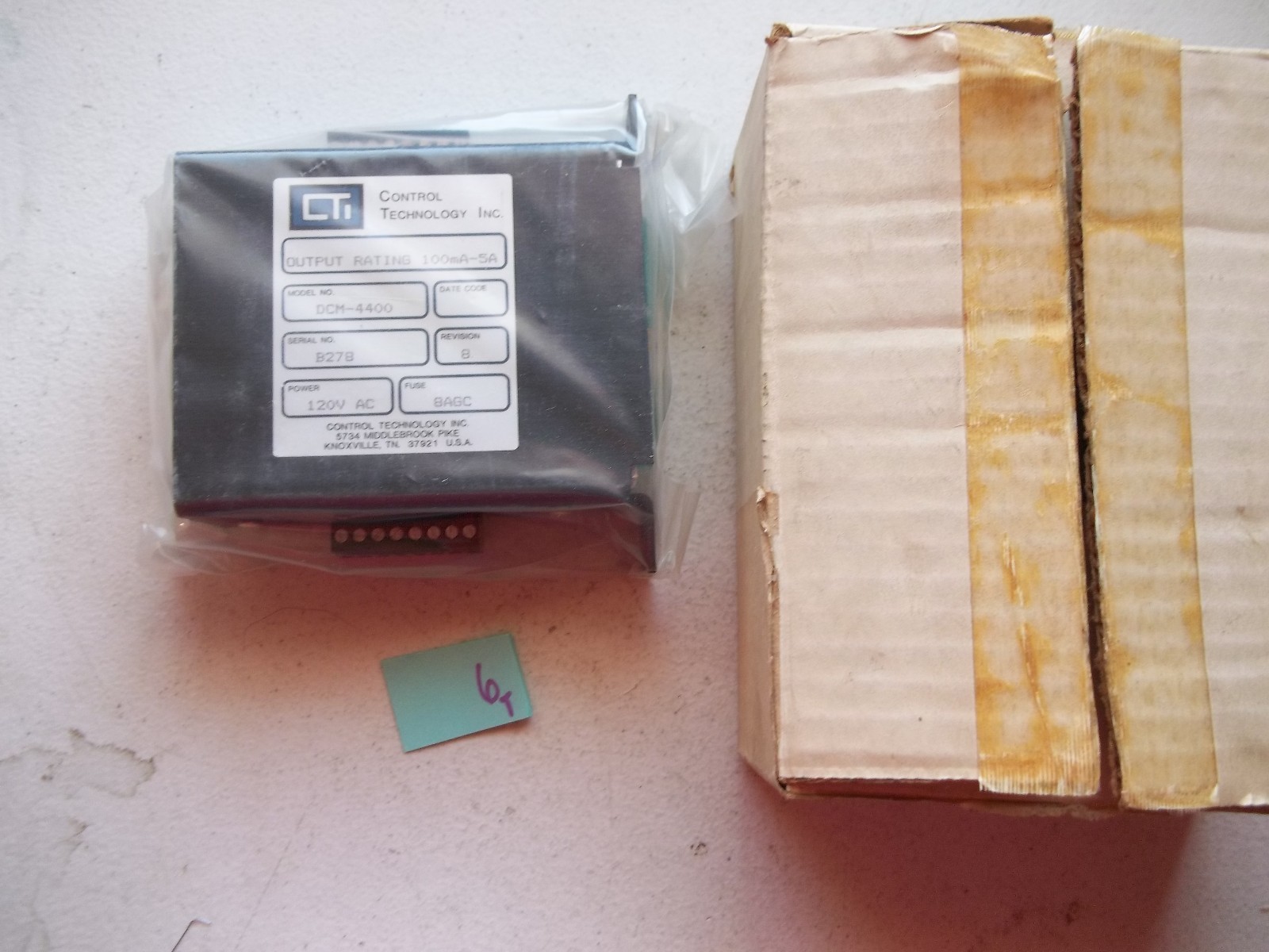 NEW IN BOX CTI PLC RELAY CONTACT DRY I/O MODULE DCM-4400 (GG3)