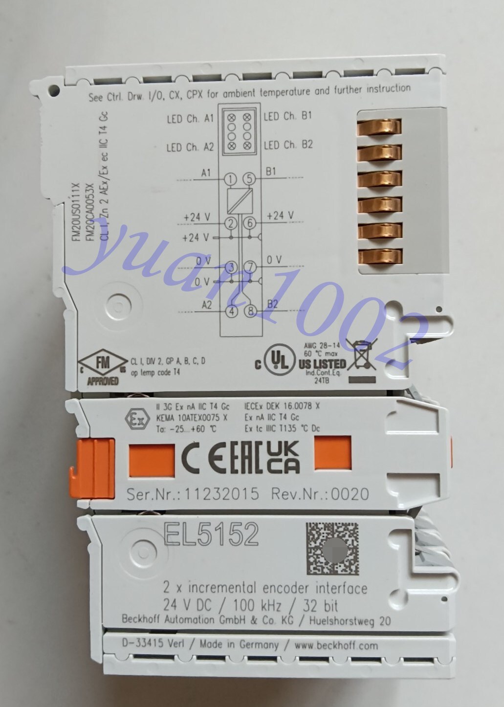1PCS New BECKHOFF EL5152 Controller module Exempt from postage