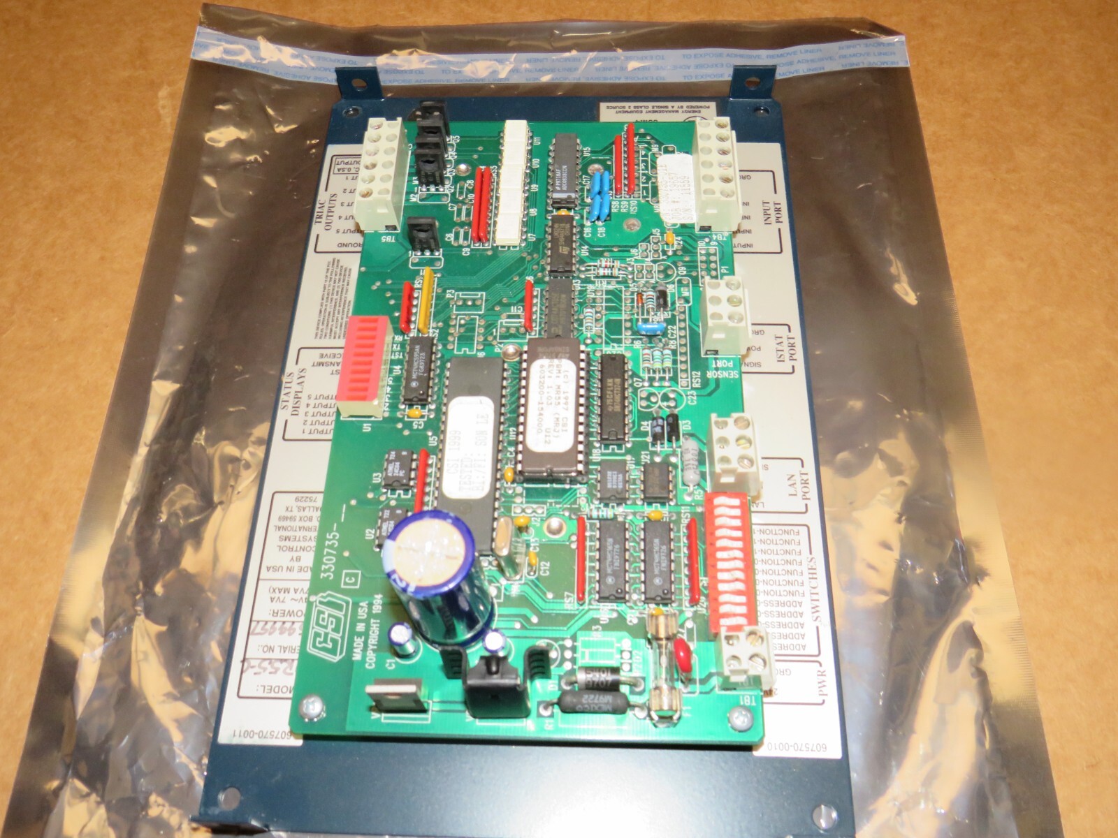 CSI MR55C MICRO REGULATOR CONTROL BOARD 330735-01D INDUSTRIAL AUTOMATION CONTROL