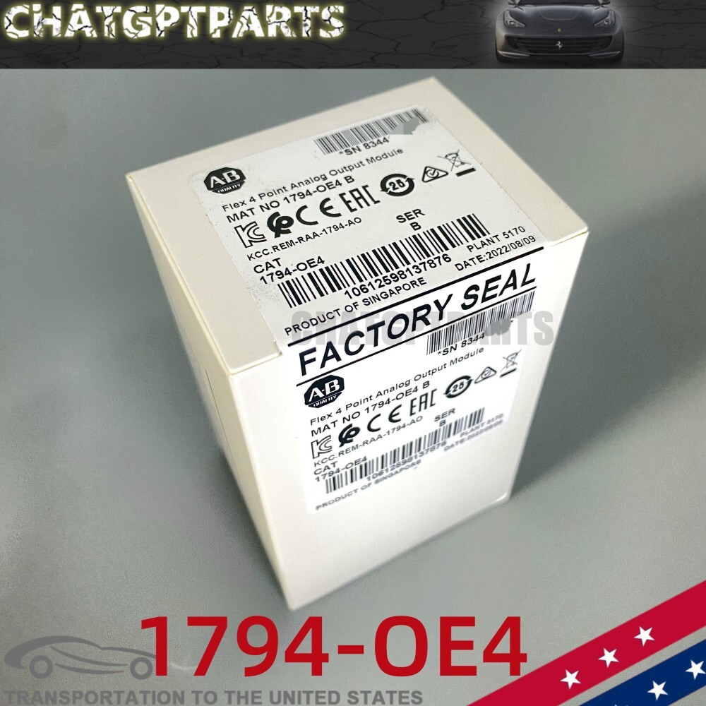 NEW 1794-OE4 Allen-Bradley 1794OE4 SER B Flex 4 Point Analog Output Module TX
