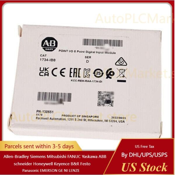 New Factory Sealed AB 1734-IB8 Allen-Bradley 8 Point Digital Input Module USA