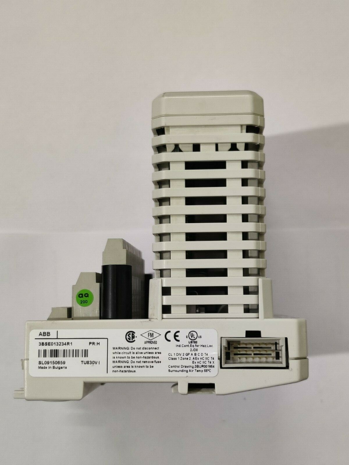 ABB DI810 3BSE008508R1 PR:E Digital Input Module With ABB 3BSE013234R1 PR:H Base