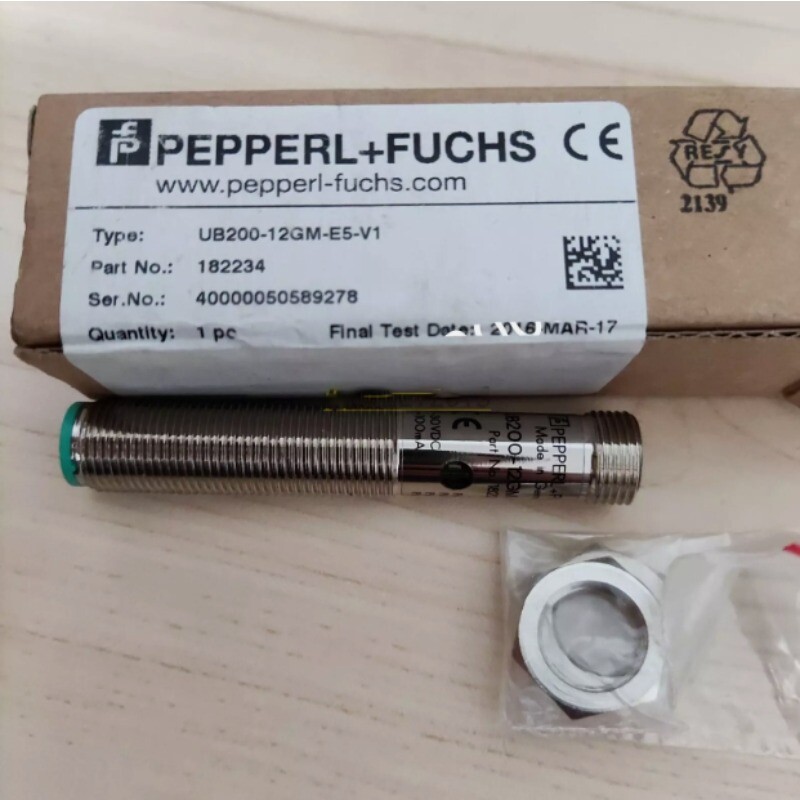1PCS NEW Pepperl-Fuchs UB200-12GM-E5-V1 IN BOX Ultrasonic Sensor