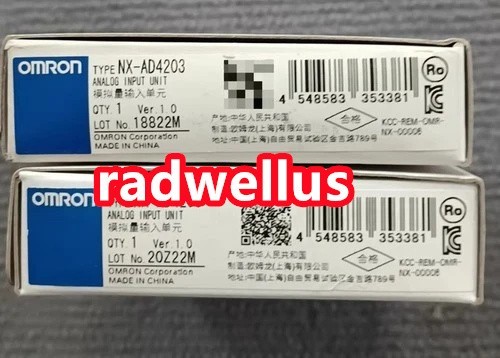 Original Omron NX-AD4203 Analog Input Unit NX-AD4203 New In Box NX-AD4203