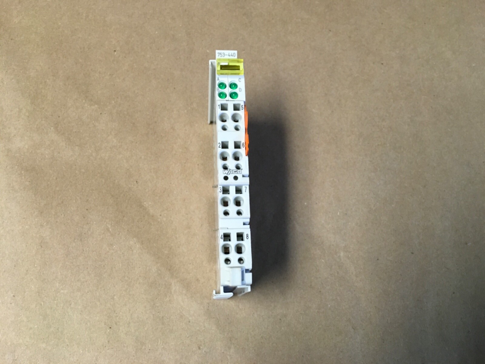 Wago 753-440 Din Rail Mount 120/230 Volt AC 4-Channel Digital Input Module (KB)