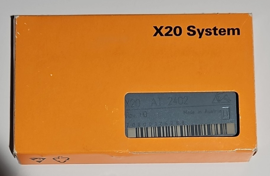 New B&R Automation X20 AT 2402 Rev H0 System Output PLC Card Module Unit Box