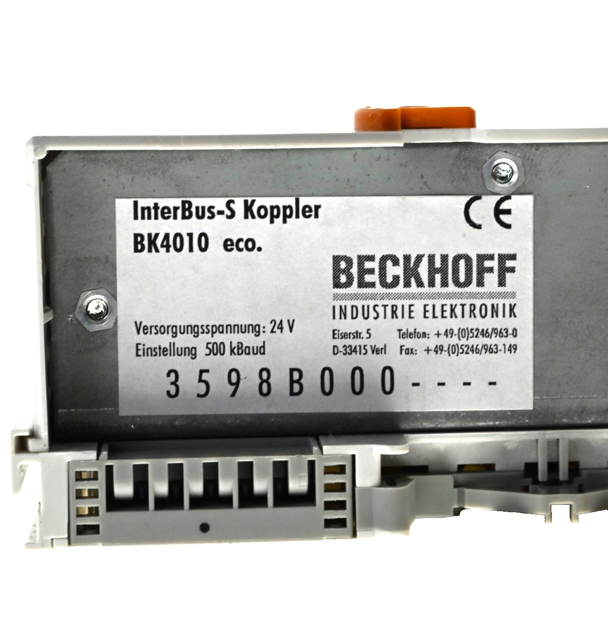 Beckhoff BK4010 InterBus-S Terminal Coupler