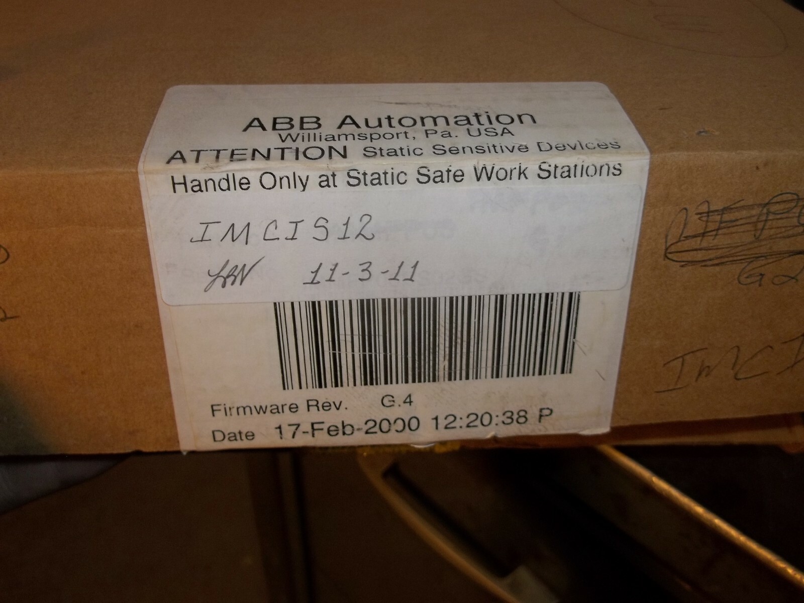 NIB ABB BAILEY IMCIS12 INFI 90 CONTROL I/O MODULE (656)
