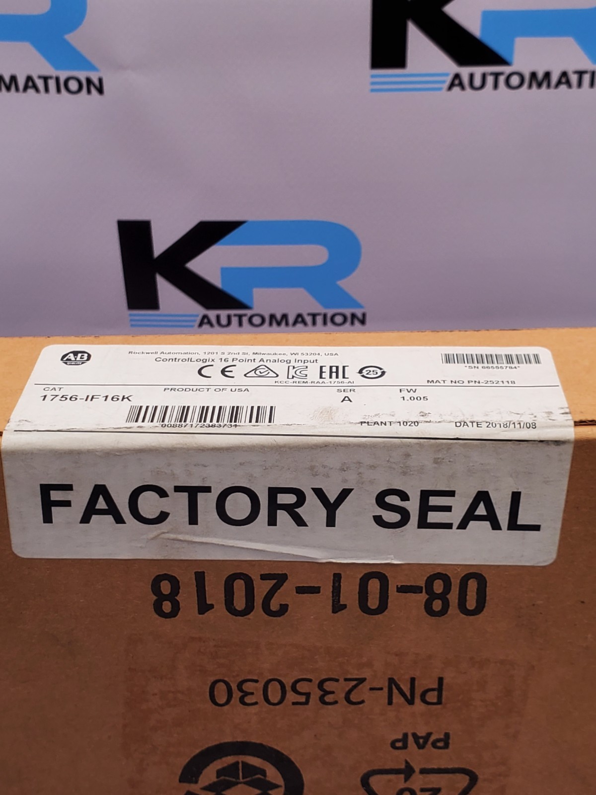 Allen-Bradley 1756-IF16 ControlLogix 16PT A/I Module
