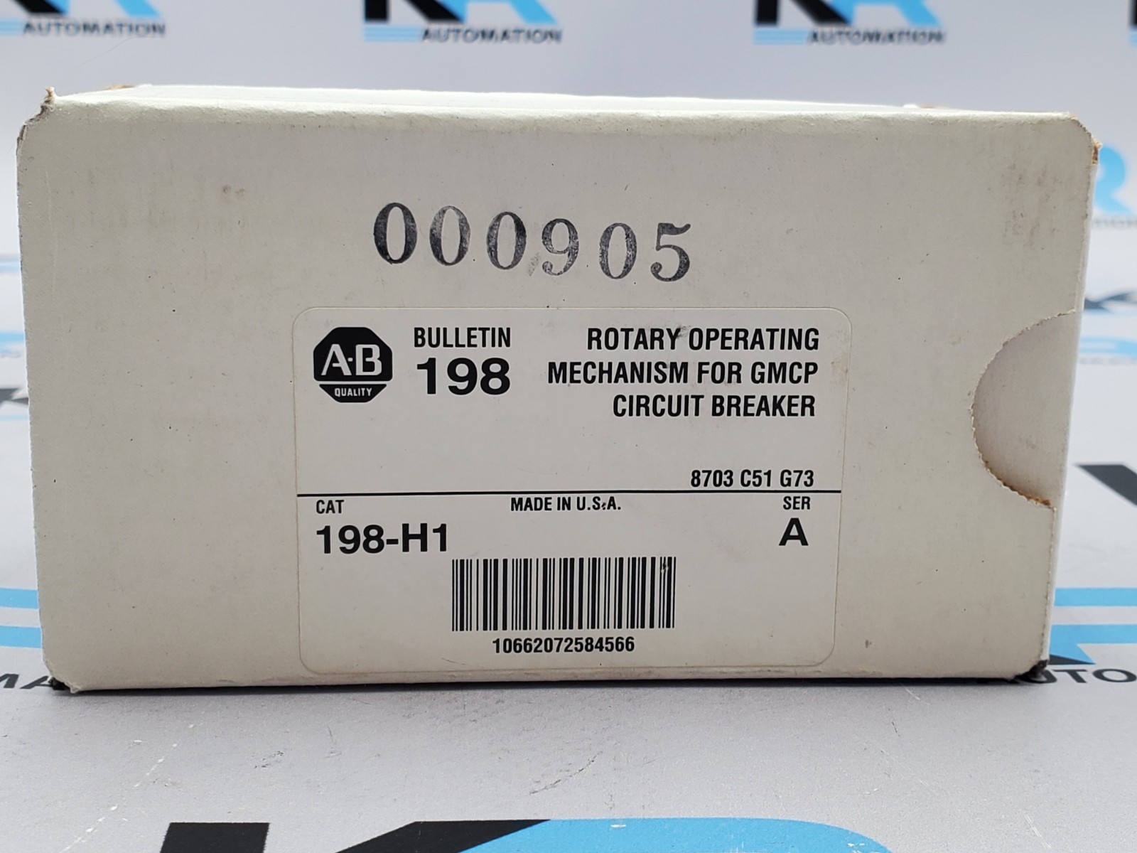 Surplus Pre-Owned Allen Bradley 198-H1 Rotary Operating Mechanism