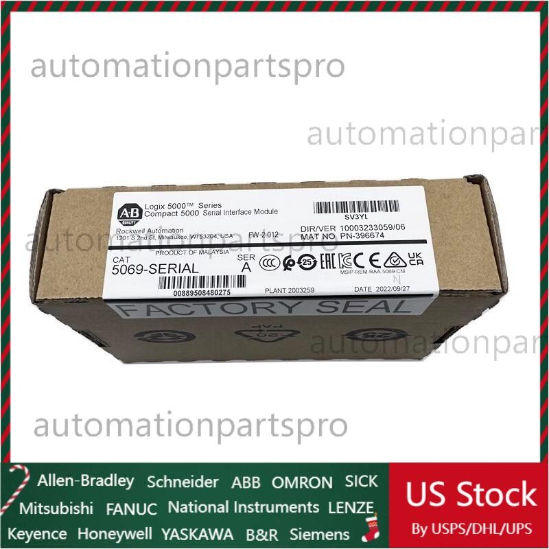 AB 5069-SERIAL SER A Compact Logix 5000 Interface Module US Free Tax