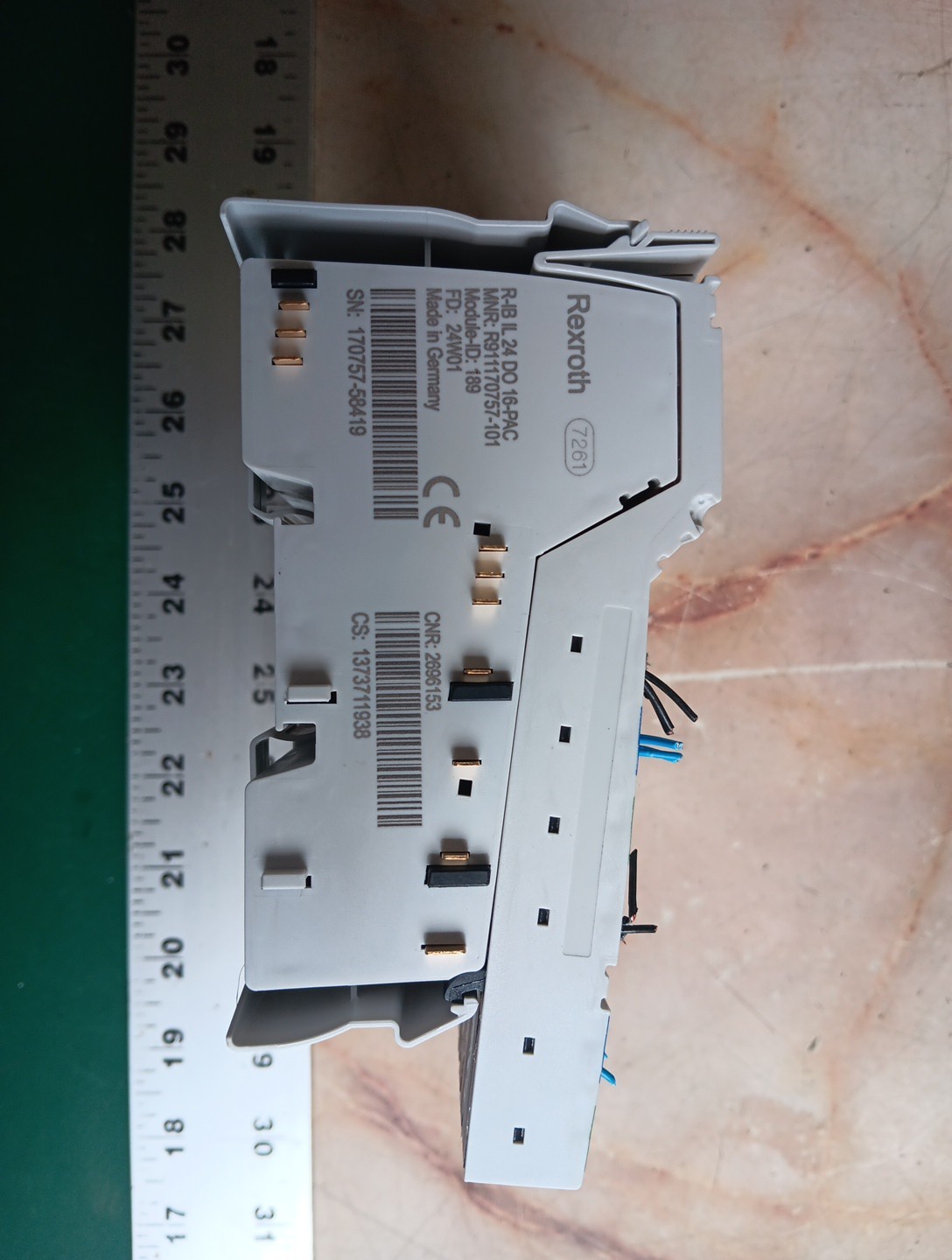 REXROTH R911170757-101 R-IB IL 24 DO 16-PAC DIGITAL OUTPUT MODULE – LOT OF 3