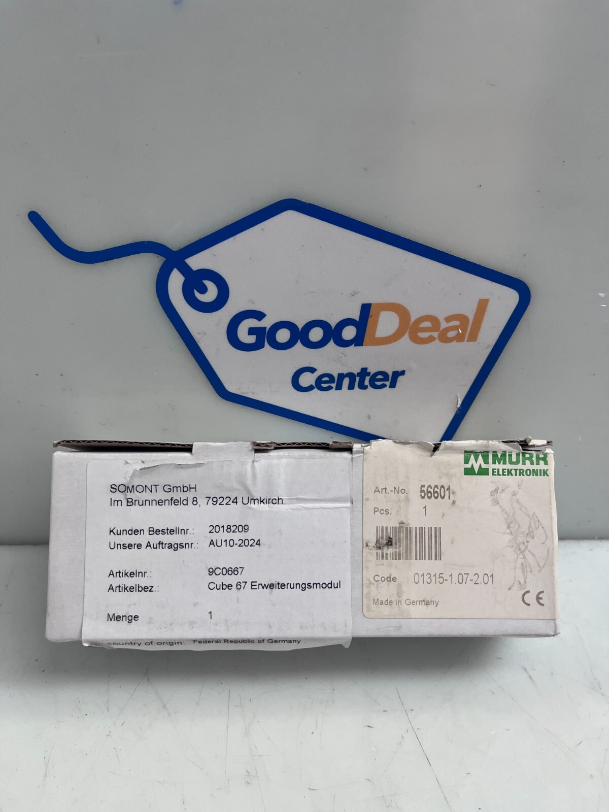 MURR ELEKTRONIK DI16 E 8XM12 I/O Extension Module Cube 67 56601