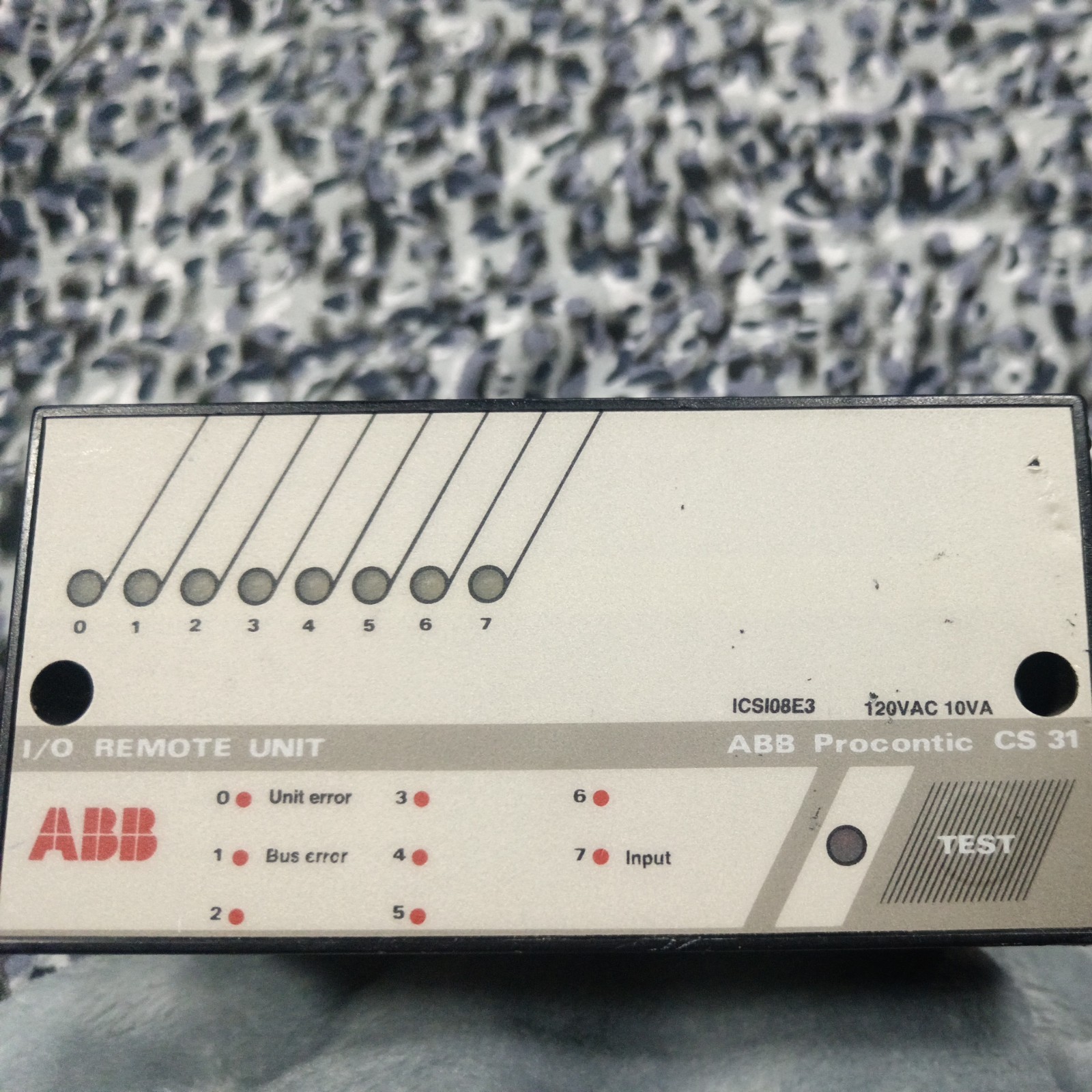 USED ABB ICSI08E3 Procontic CS 31 I/O Remote Unit