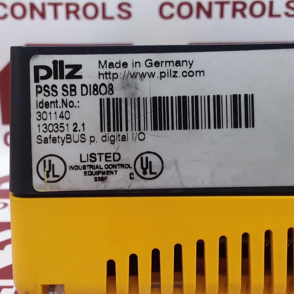 301140 | Pilz | (﻿PSS SB DI8O8), Digital I/O Module, SafetyBUS p, 24VDC, Used