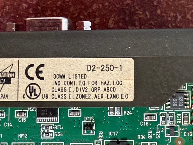 AUTOMATION DIRECT D2-250-1 DL205 CPU Module 7.5K Word Ladder Memory RS-232