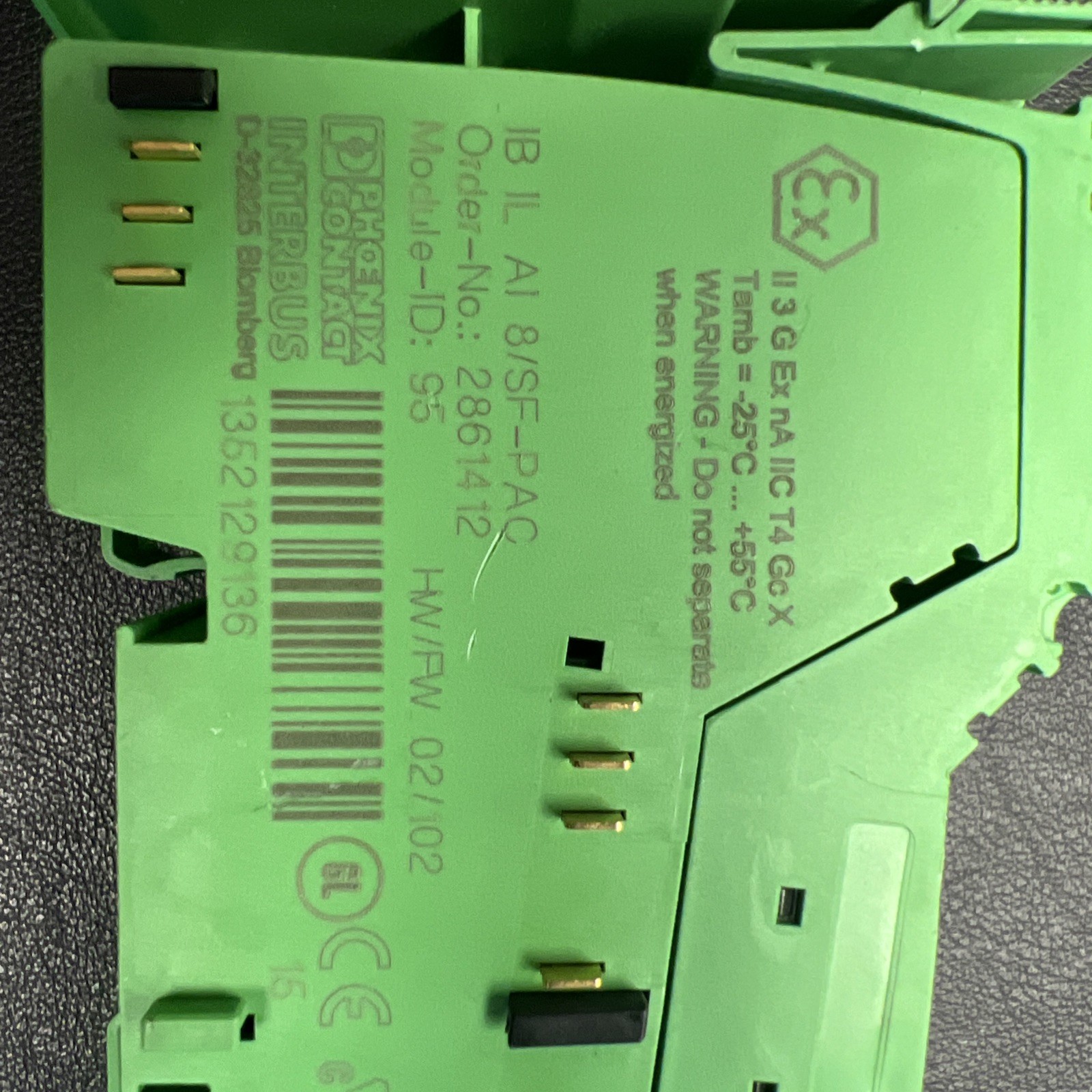 PHOENIX CONTACT IB IL AI 8/SF-PAC ANALOG INPUT MODULE (2861412)