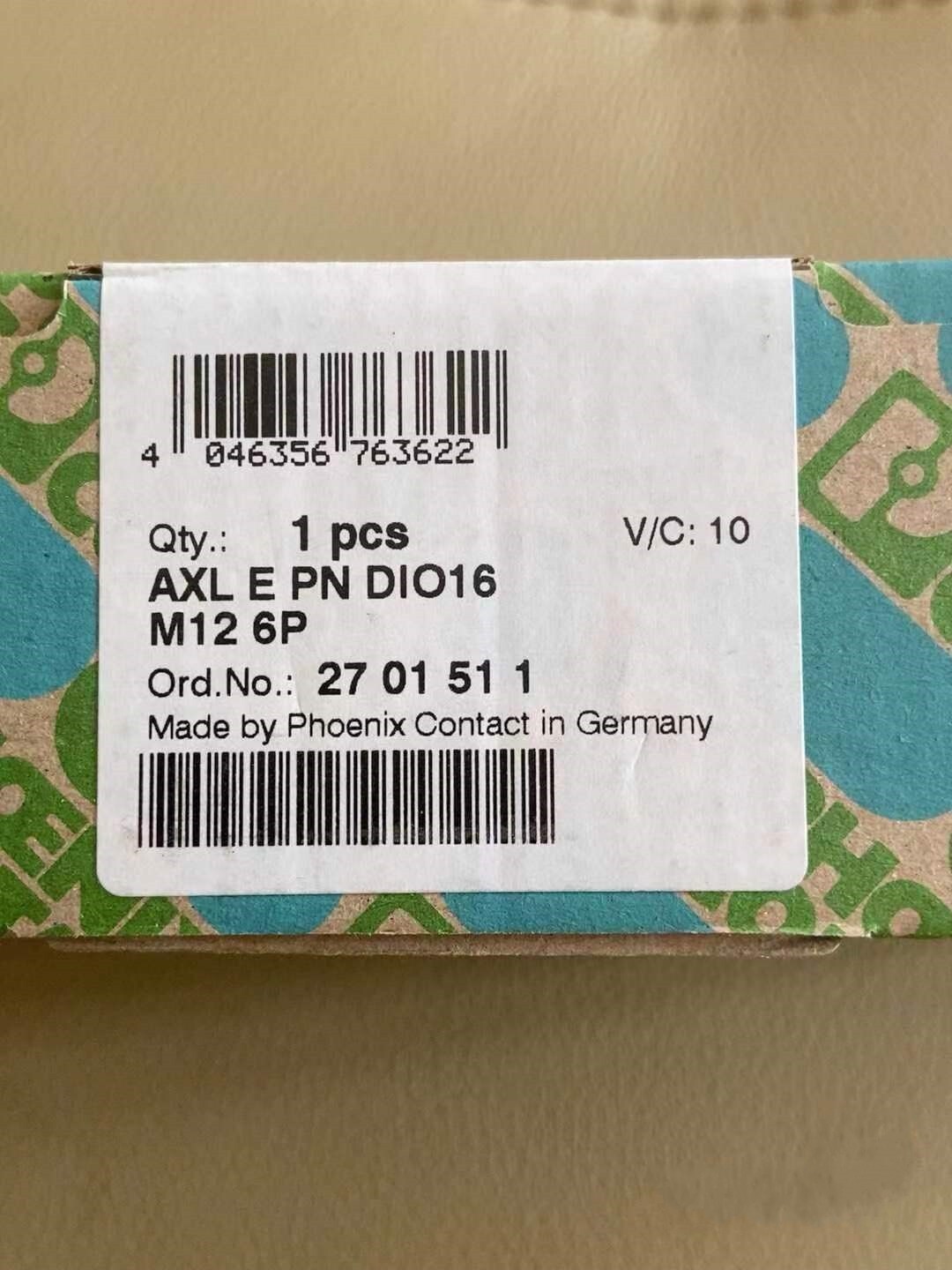 1PCS NEW AXL E PN DIO16 M12 6P 2701511 module Via DHL or FedEx