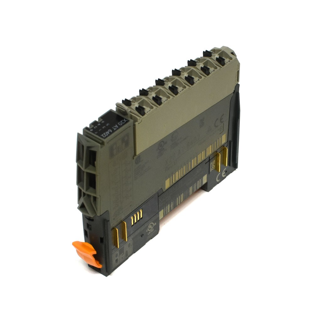 B&R Automation X20 AT 6402 2-Channel Analog Input Term 16-Bit 0-10V w/ X20 BM 11