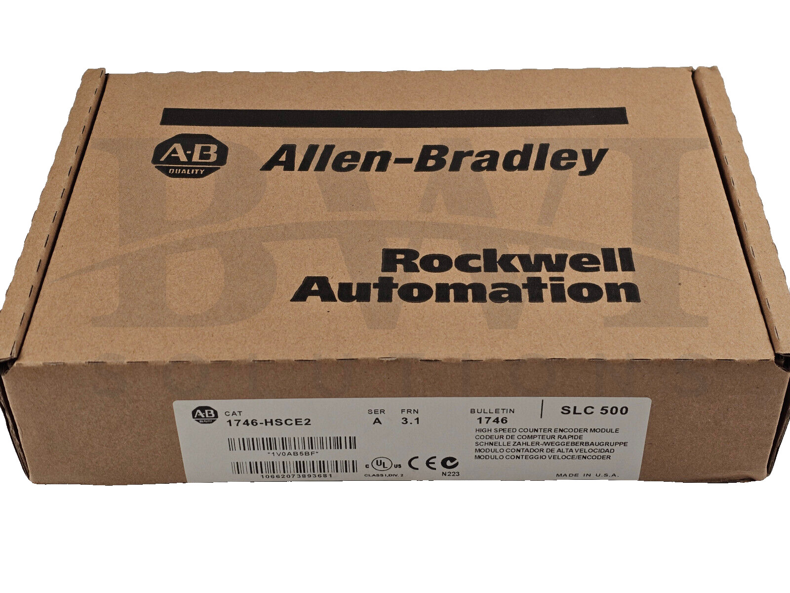 SEALED Allen Bradley 1746-HSCE2 /A SLC 500 4-In / 4-Out Counter Module 1746HSCE2