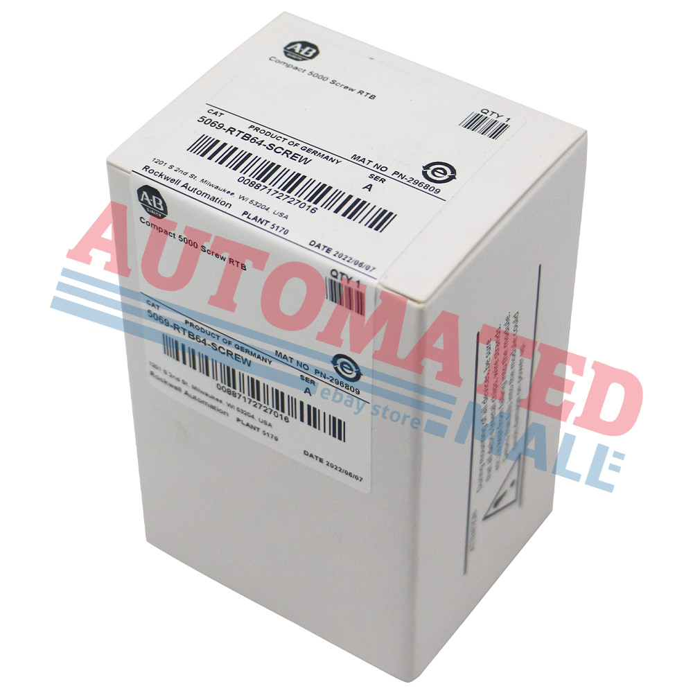 New Allen-Bradley 5069-RTB64-SCREW Compact 5000 Screw RTB