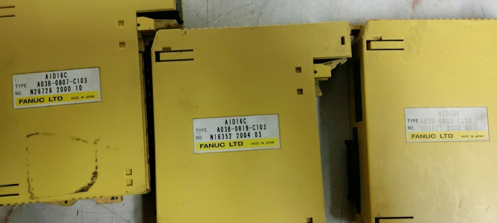 FANUC A1D16C (A03B-0819-C103) – LOT OF 3