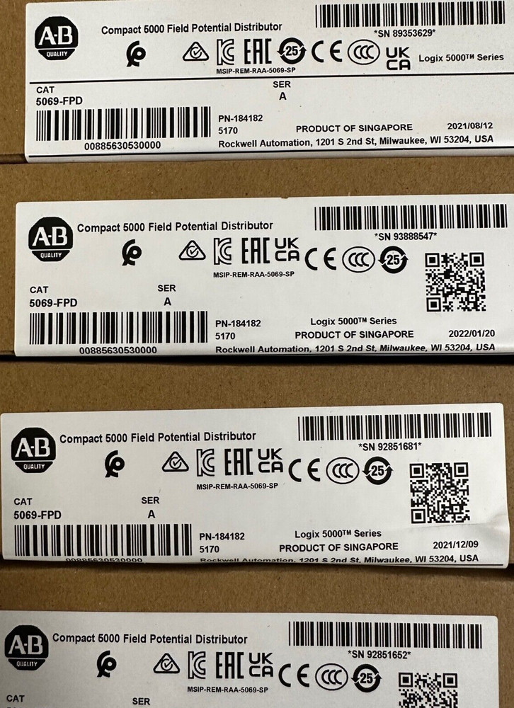 Allen Bradley 5069-FPD Compact I/O Field Potential Distributor Factory Sealed AB
