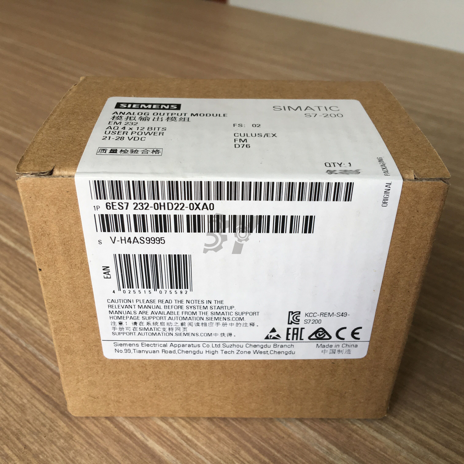 ONE NEW Siemens 6ES7232-0HD22-0XA0 6ES7 232-0HD22-0XA0