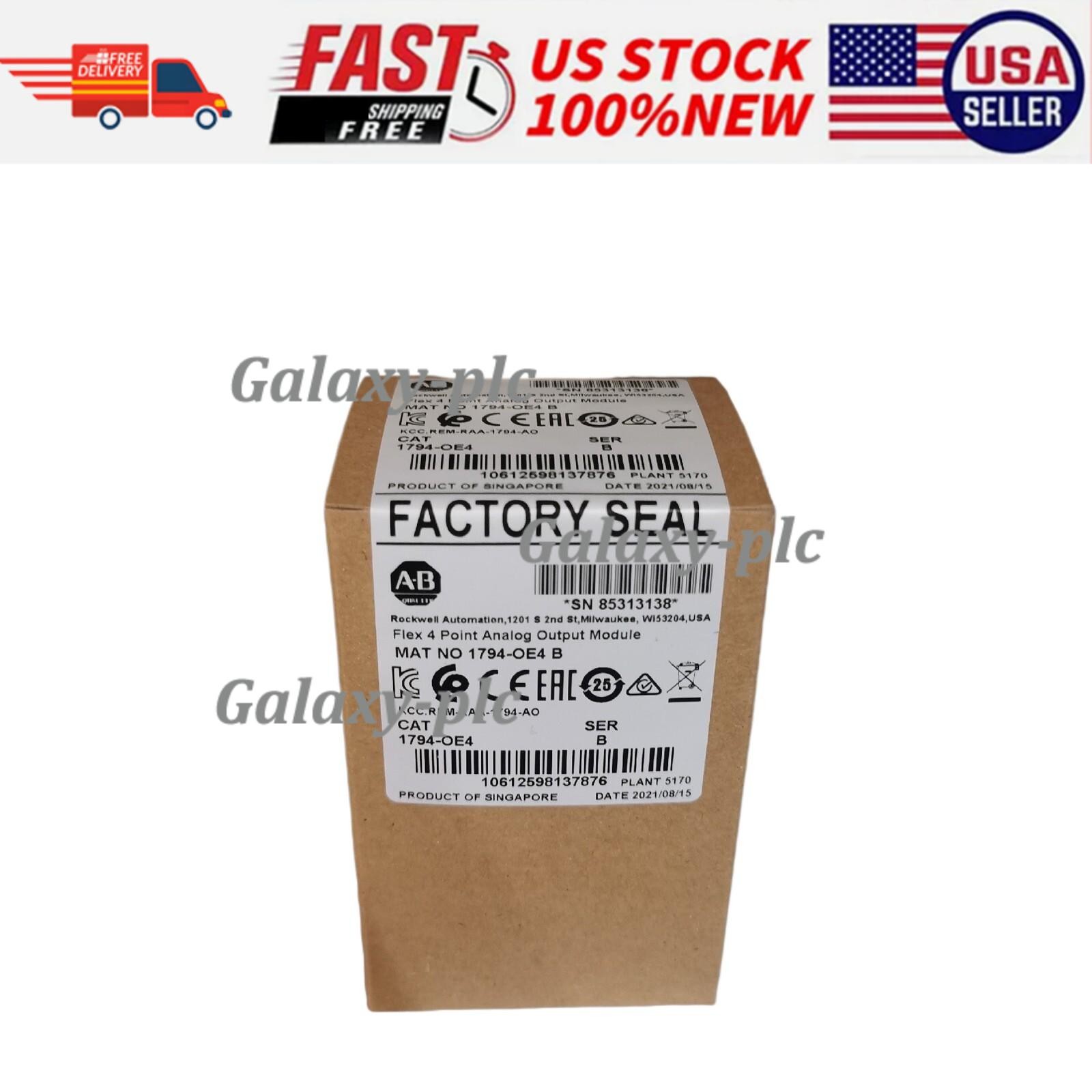 New Factory Sealed AB 1794-OE4 B Flex 4 Point Analog Output Module 1794OE4