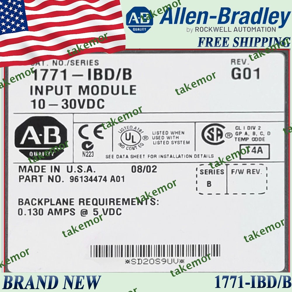 Brand New 1771-IBD/B Input Module US Stock Same Day Free Ship AB