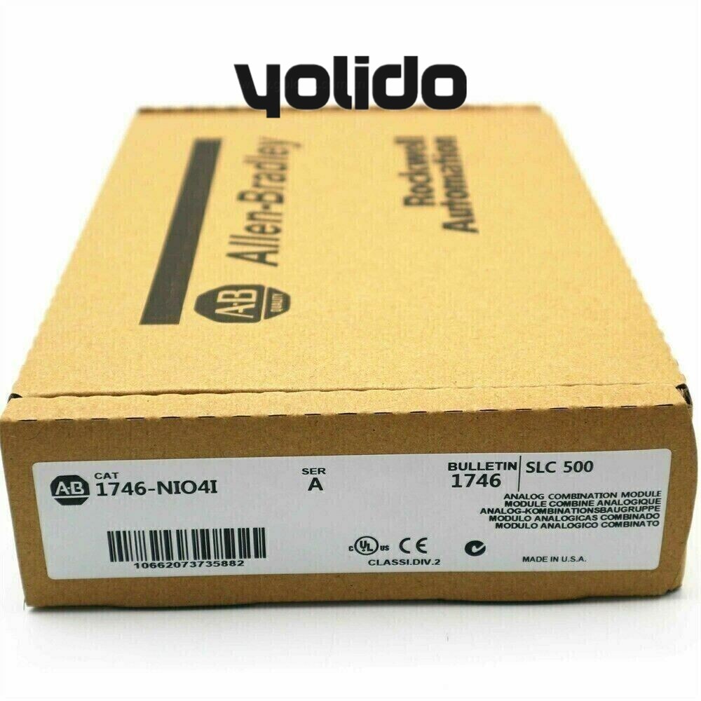 New Factroy Sealed AB 1746-NIO4I SER A SLC 500 Analog Output Module 1746NIO4I