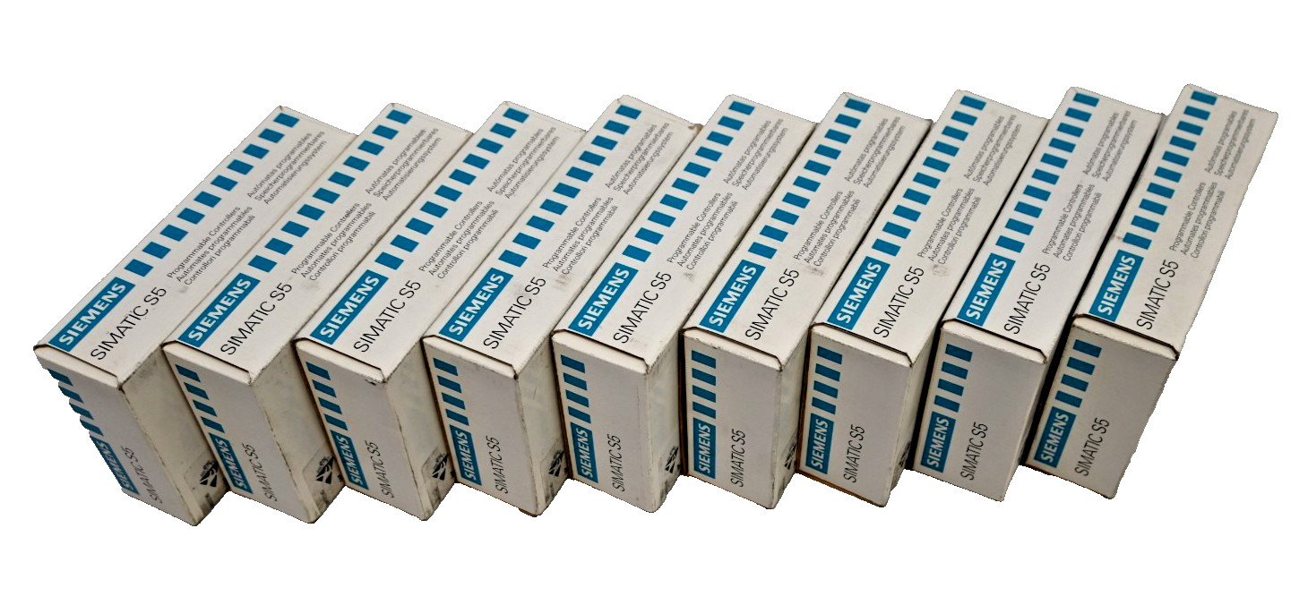 9x Siemens SIMATIC S5 6ES5 700-8MA11 PLC Modules New Old Stock NOS