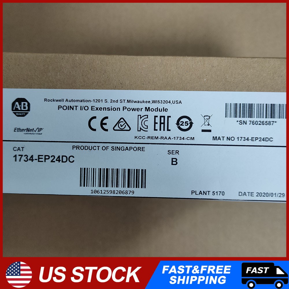 NEW 1734-EP24DC AB POINT I/O Extension Power Moudule Ser B 1734EP24DC