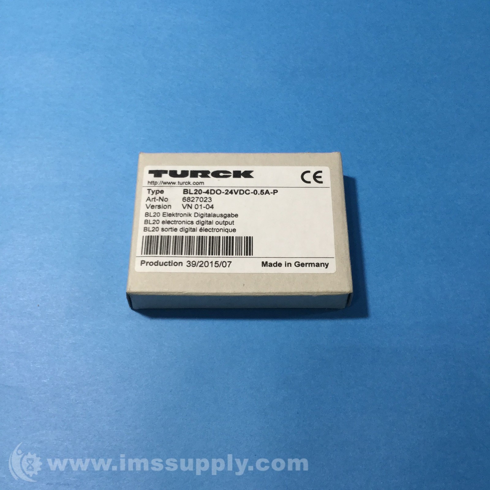 Turck BL20-4DO-24VDC-0.5A-P Digital Output Module FNOB