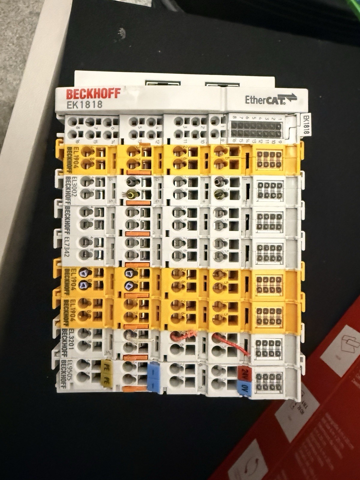 Beckhoff EtherCAT Terminal Block | EK1818 | EL1904 TwinSAFE | EL7342 | Excellent Condition
