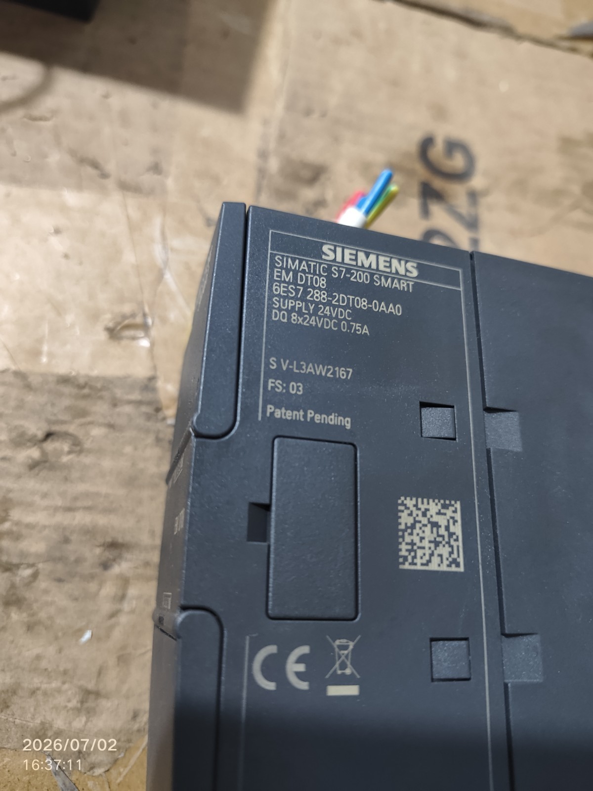 SIEMENS 6ES7 288-2DT08-0AA0 SIMATIC S7200 Smart Digital Output Module 24VDC