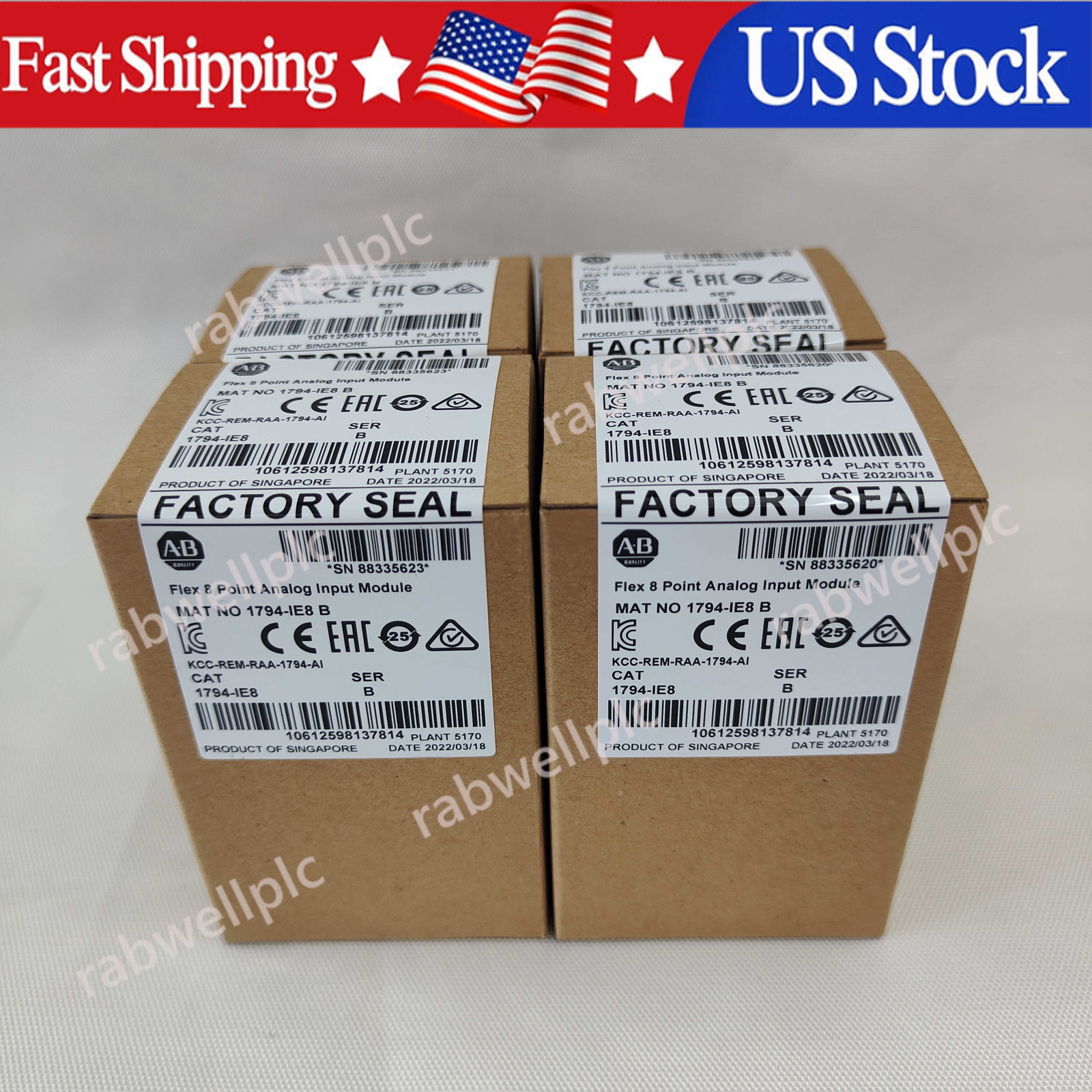 New Allen-Bradley 1794-IE8 SER B Flex 8 PointAnalog Input Module AB 1794IE8 US