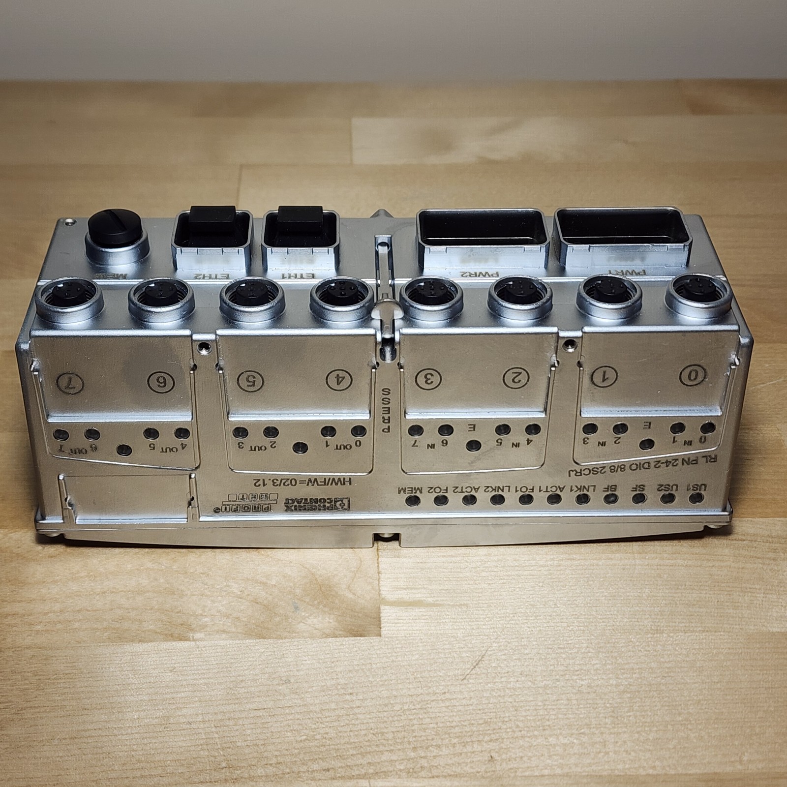 Phoenix Contact 2773513 RL PN 24-2 DIO 8/8 2SCRJ PROFINET Distributed I/O Module